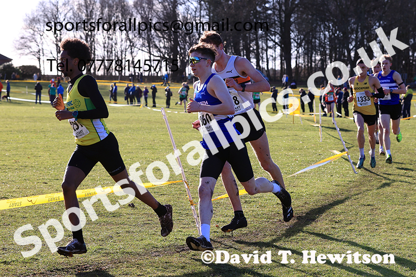 Junior mens 2025 Northern Cross Country Champs, Tatton Park, Knutsford, Cheshire. Photo: David T. Hewitson/Sports for All Pics